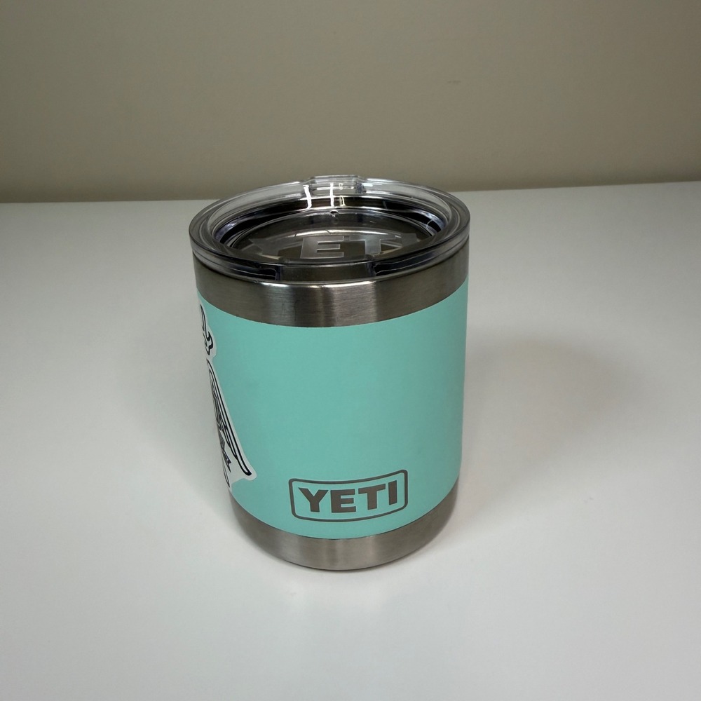 YETI Rambler‎ 10 oz Lowball Seafoam Green Stainless Steel Vacuum Insulated Mug